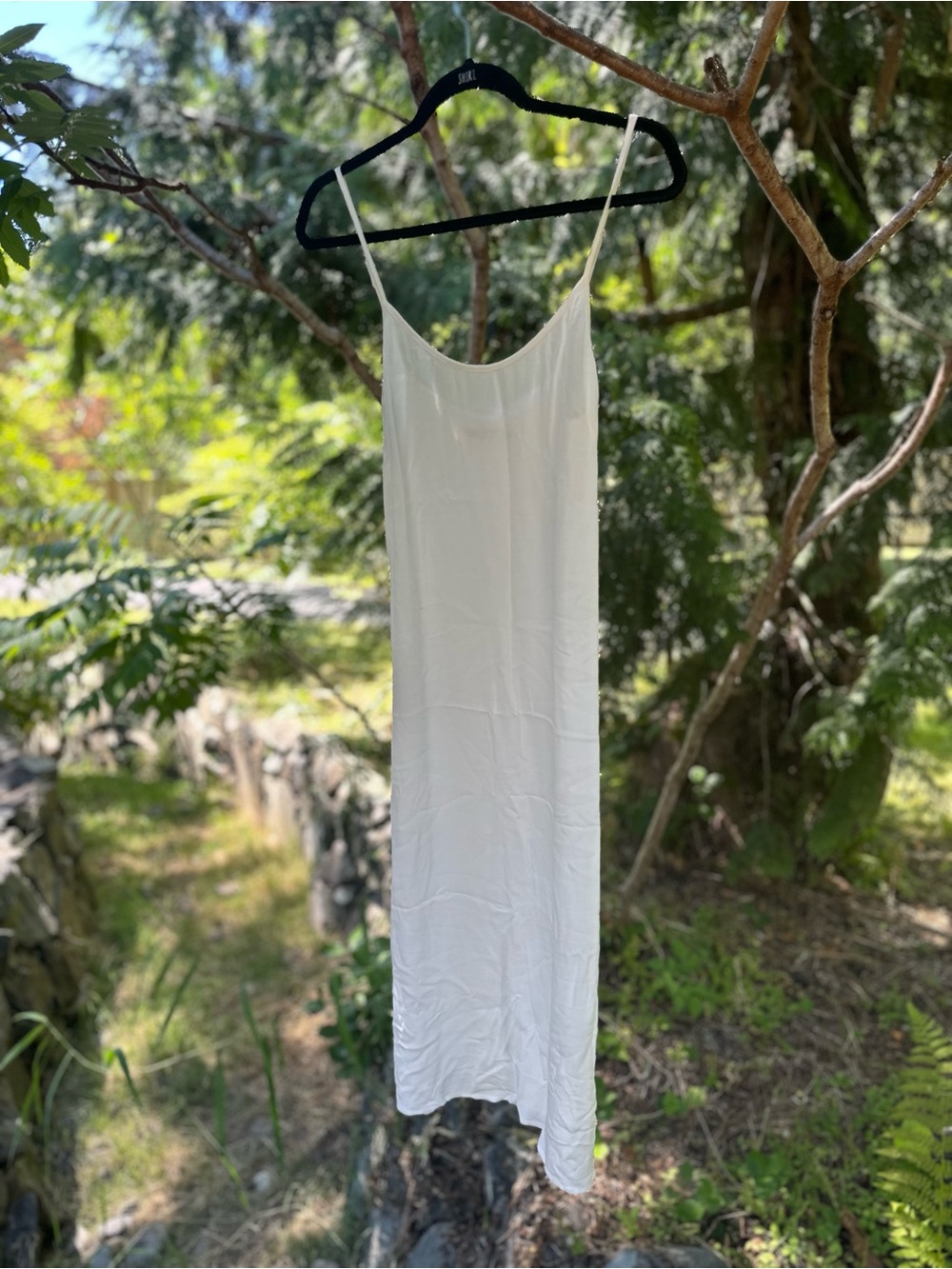 Christy Dawn Ivory Slip Dress | XS | Made in USA | Sustainable Layering Slip